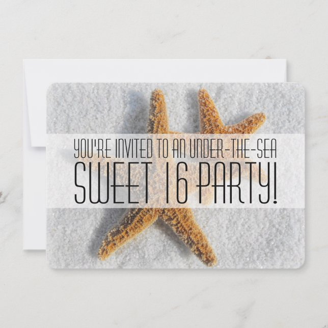 Under Sweet sixteen inbjudan (Framsida)