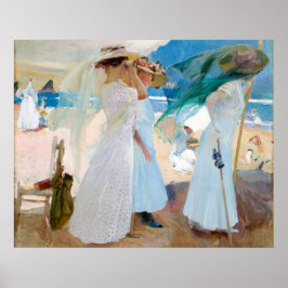 Under takfoten, Joaquín Sorolla Finkonst Poster