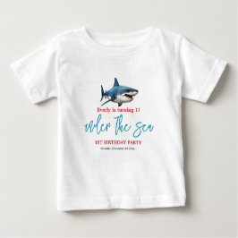 Under the Sea 1-års födelsedagsfest T Shirt