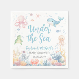 Under the Sea Baby Shower-fest Pappersservett