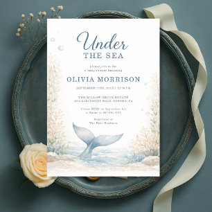 Under the Sea Baby Shower Inbjudningar