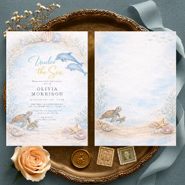 Under the Sea Baby Shower Inbjudningar