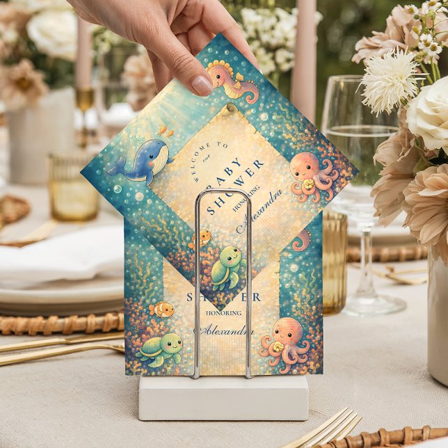 Under The Sea Baby Shower Pappersservett (Skapare uppladdad)