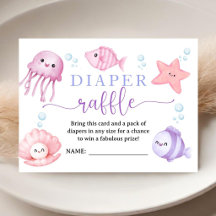 Under The Sea Baby Shower Rosa Hav Ble-Diaper Lott