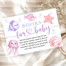 Under The Sea Baby Shower Rosa Havsböcker