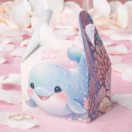 Under The Sea Baby Shower Rosa Oceanval Whale Tjej Presentaskar