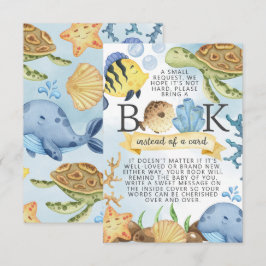 Under the Sea-böcker för bebis önskemålslista kort