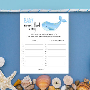 Under the sea - Gissa låten baby shower spel