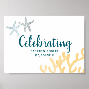 Under the Sea Havs-tema Bebis Babyshower Skylt