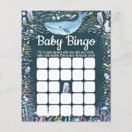 Under The Sea | Havs-tema för Baby Shower Bingo
