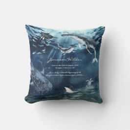 Under the Sea | Havsbaby Födelsestatistik Kudde