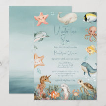 Under The Sea Havsdjur Baby Shower