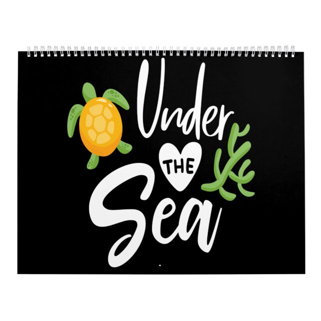 under the sea kalender (Omslag)