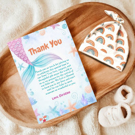 Under the Sea Mermaid Baby shower-fest Tack Kort