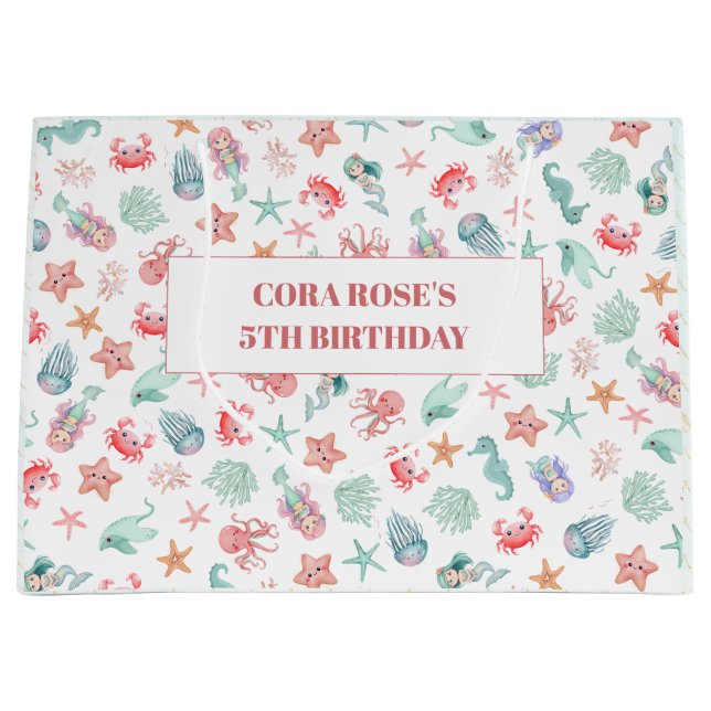 Under the Sea Mermaid Girls Birthday Party (Framsidan)