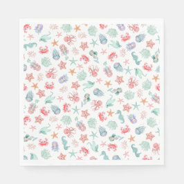 Under the Sea Mermaid Girls Birthday Party Pappersservett