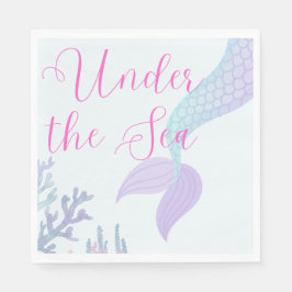 Under the Sea Mermaid Napkins Pappersservett