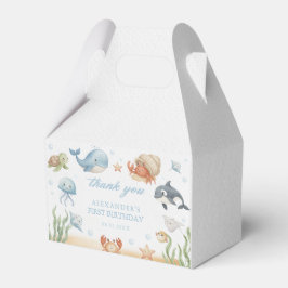 Under The Sea Ocean Animals Birthday Favor Boxes Presentaskar