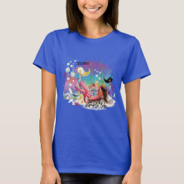 Under The Sea Siren Havslila Turkos T Shirt