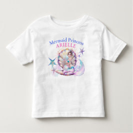 Under The Sea Sjörödingprinsessan Födelsedag T Shirt