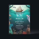 Under The Sea Sweet 16 Invitation Inbjudningar<br><div class="desc">Go Under the Sea with this inspired under the sea invitation.</div>