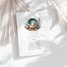 Under-the-Sea-tema Elegant Pärlor Baby Shower