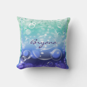 Under The Sea Tropiskt Ocean Mermaid Glam Kast Kudde