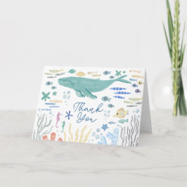 Under The Sea Val Tacksamhet Tack Kort