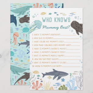 Under The Sea Who Knows Mommy Best Game