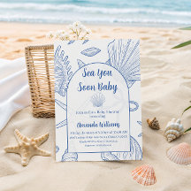 Under The Sea You Soon Blue Boy Baby Shower