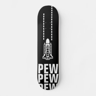 Under tiden i rymden skateboard bräda 19,5 cm