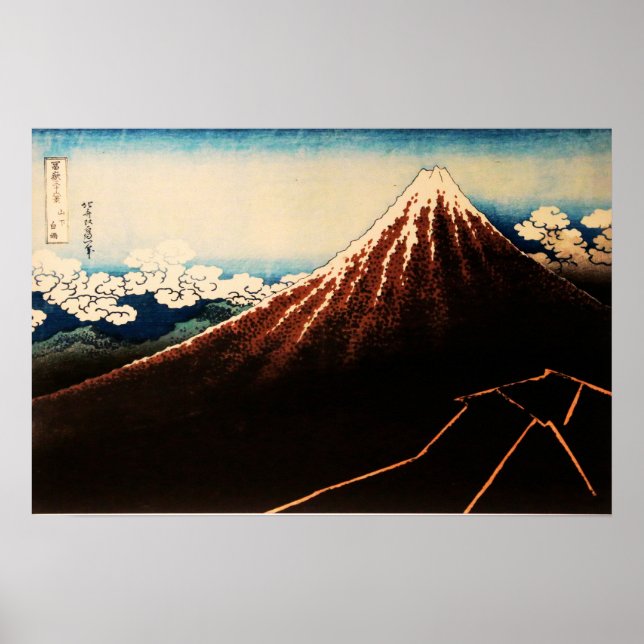 Under toppmötet Ukiyo-e Japansk konst Poster (Framsidan)