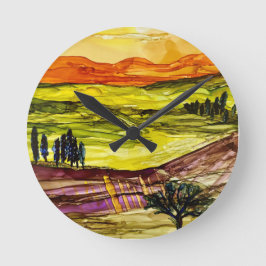 Under Toskana Sol Rund Klocka