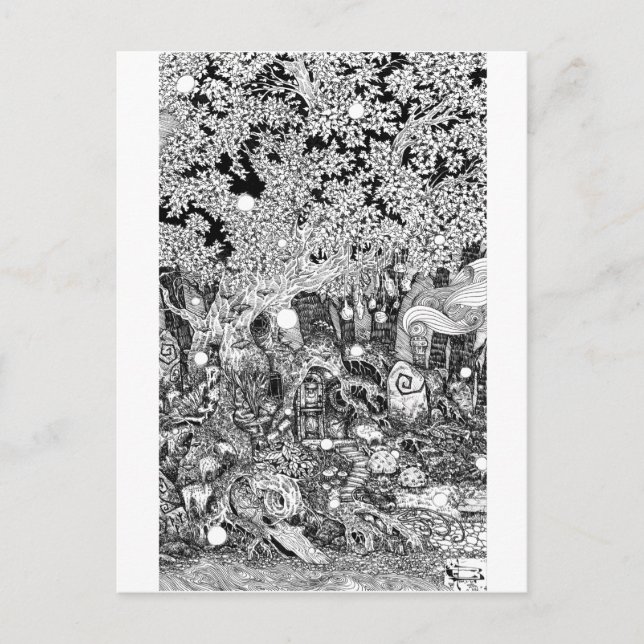 Under Träd Vykort (Framsida)