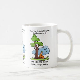 Under trädmuggen kaffemugg