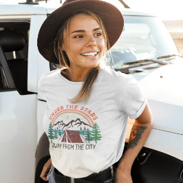 Under trapporna bort från stadskampanjen t shirt