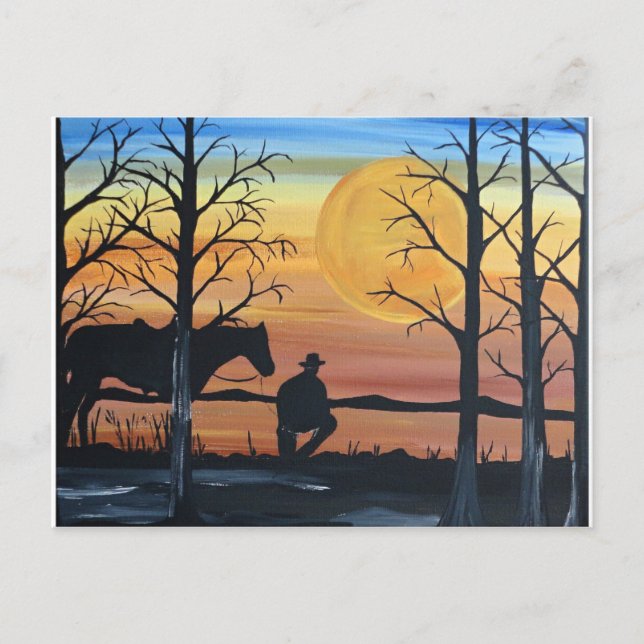 Under tystnaden vykort (Framsida)