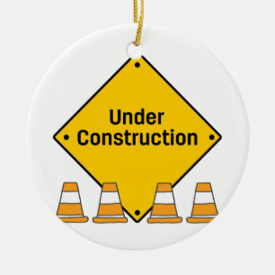 Under uppbyggnad med Cones Julgransprydnad Keramik
