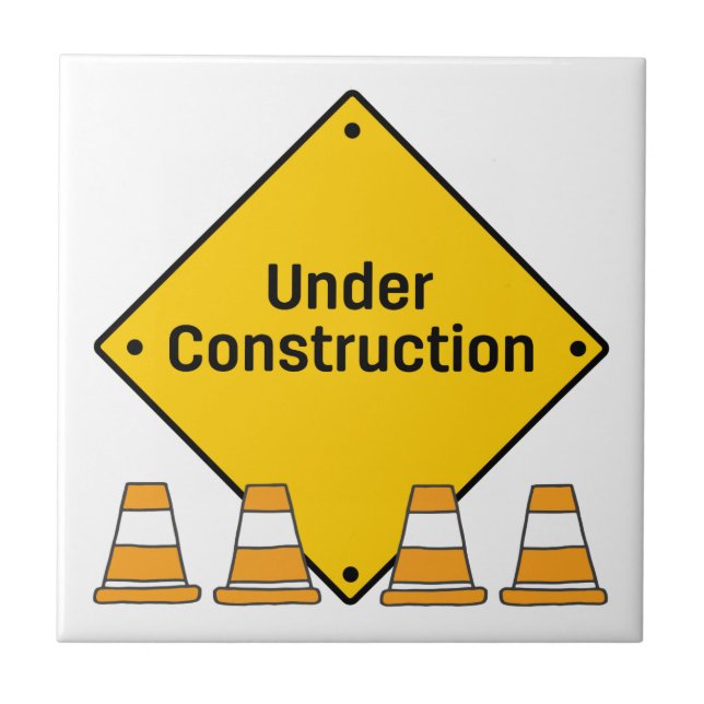 Under uppbyggnad med Cones Kakelplatta (Framsidan)