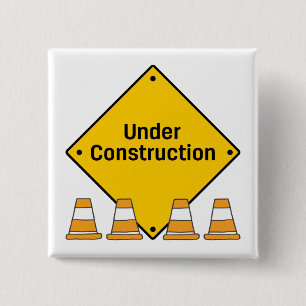 Under uppbyggnad med Cones Knapp
