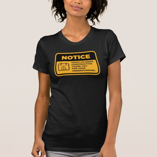 Under uppbyggnad t shirt (Framsida)