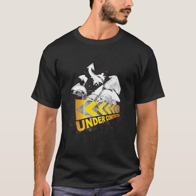 Under uppbyggnad t-shirt (Framsida)
