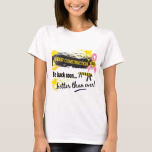 Under uppförande av bröstcancer t shirt