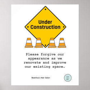 Under uppförande med konsrenovering av Anpassnings Poster