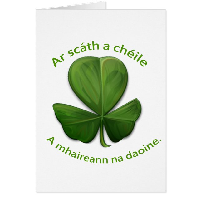 Under varandras tak överlever människor hälsningskort (Framsidan)