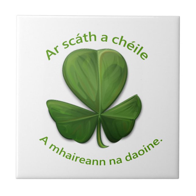 Under varandras tak överlever människor kakelplatta (Framsidan)