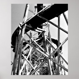 Under Vatten: Bläddra // Svart och vitt Poster