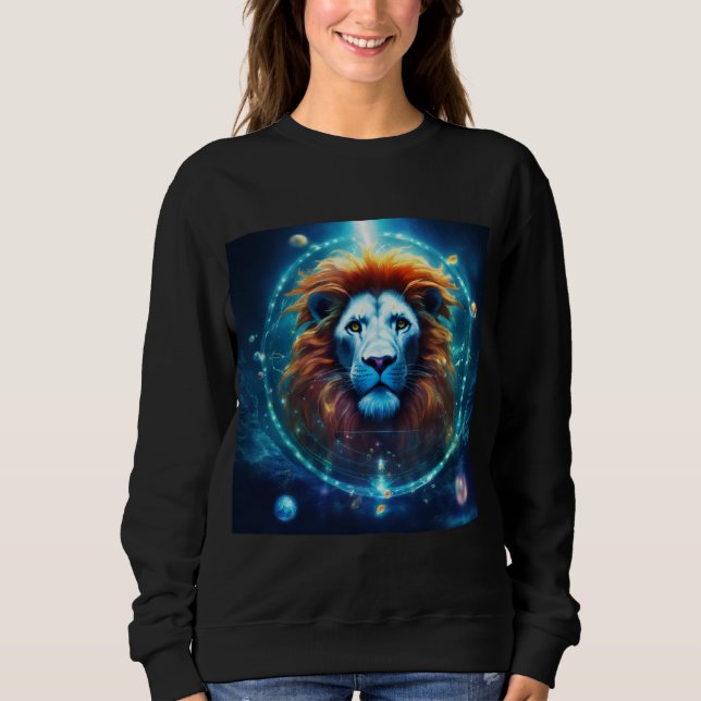 under vatten lejona ansikte art t shirt (Framsida)