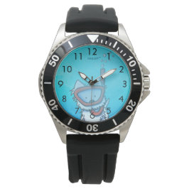 Under vatten Scuba Westie Wrist Watch Armbandsur