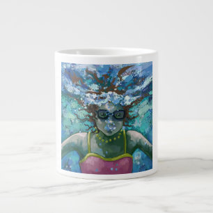 Under Vatten Simma Jumbo Mugg